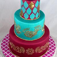 Moroccan theme cake