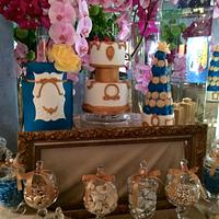 Baroque wedding cake