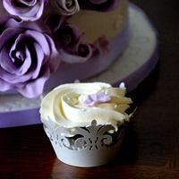 wedding cake lila