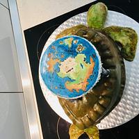 3D A’tuin Discworld cake
