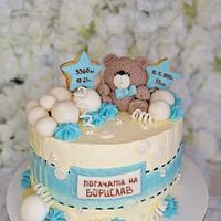 Cake for baby boy