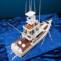 3D Fishing Boat Cake