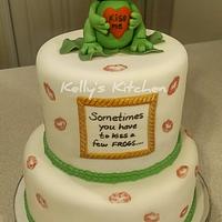 Frog Prince Bridal Shower cake