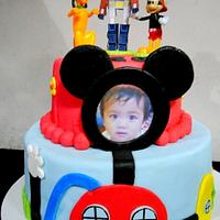 Mickey Cake with Optimus Prime