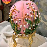 Fabergé Egg Cake: Lillies of the Valley