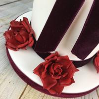 Mini wedding cake anniversary cake