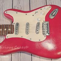 Stratocaster guitar cake