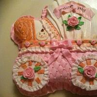 Vintage Baby Carriage Cake