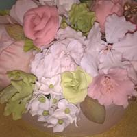Basket of Blooms Blush