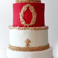 Regal wedding cake 