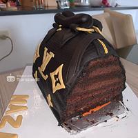 louis vuitton Bag cake