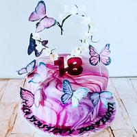 Butterfly cake 