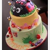 Lady Bug Theme Cake