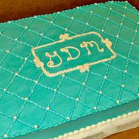 Sheet cake buttercream tiffany blue