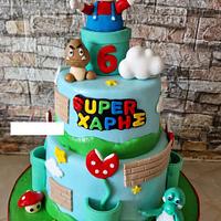 Super Mario cake