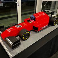 F1 cake for Silverstone race circuit 