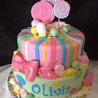 Olivia's Candy Cake