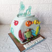 Aquarium cake