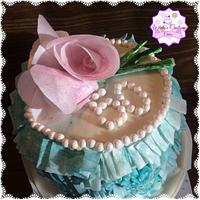 Wafer paper cake