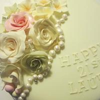 21st birthday cake for Laura
