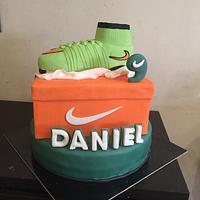 Soccer mercurial Superfly cake