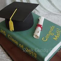 Graduation Hat & Book