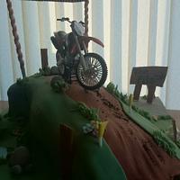 Off Road Motor Bike Cake