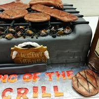 Cake for king of the grill