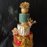 Dancer dress cake:Srilanka Collaboration