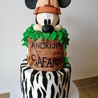 Mickey Safari cake