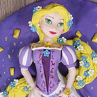 How to make an Amazing Rapunzel Cake - Tangled Cake - Disney Cake
