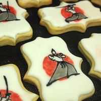 Aïkido icing cookies