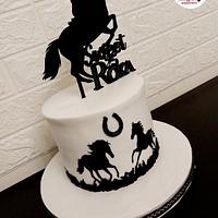 "Horse Riding cake"
