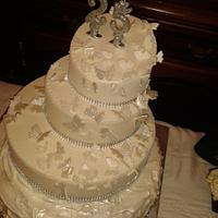 25-year wedding cake