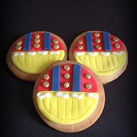 Snow white inspired cookies