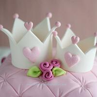 Mommy n Baby Princess Crown Cake