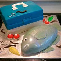 Fish cake and Tackle box