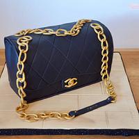 Chanel bag cake!