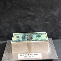 Dollar millionaire cake