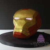 Solid Modeling Chocolate Iron Man with LED eyes