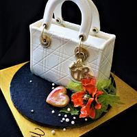 Dior handbag - cake