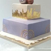 All that is golden wedding cake