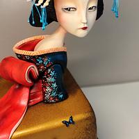 "Japan - an International Cake Collaboration"  Madame Butterfly