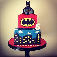 Batman lego cake