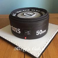 50mm Camera Lens Cake