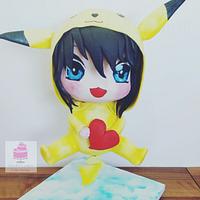 Chibi Pokemon cake 