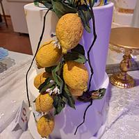 Wedding lemon cake
