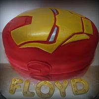 IronMan Mask cake