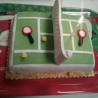 Tennis Court Cake