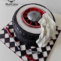 Cake for a car mechanic